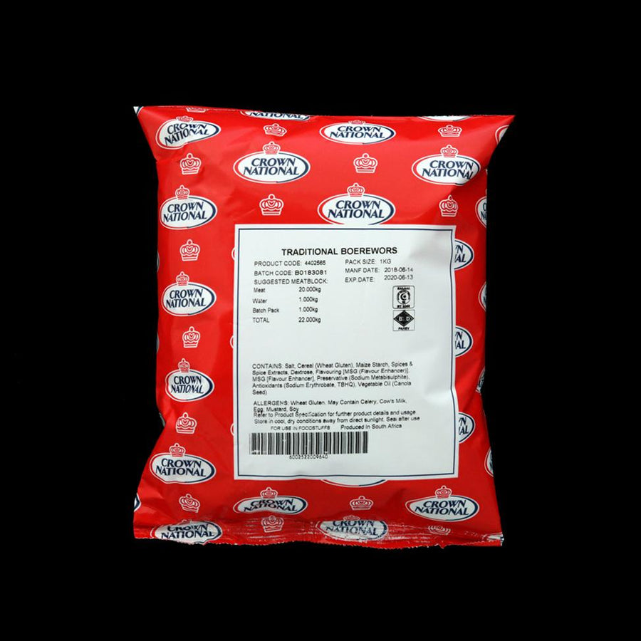 Crown National Traditional Boerewors