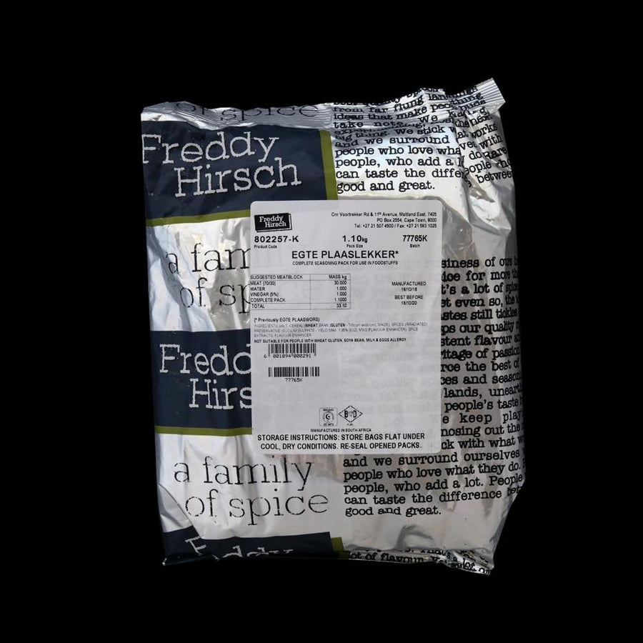 Freddy Hirsch Plaaslekker Boerewors